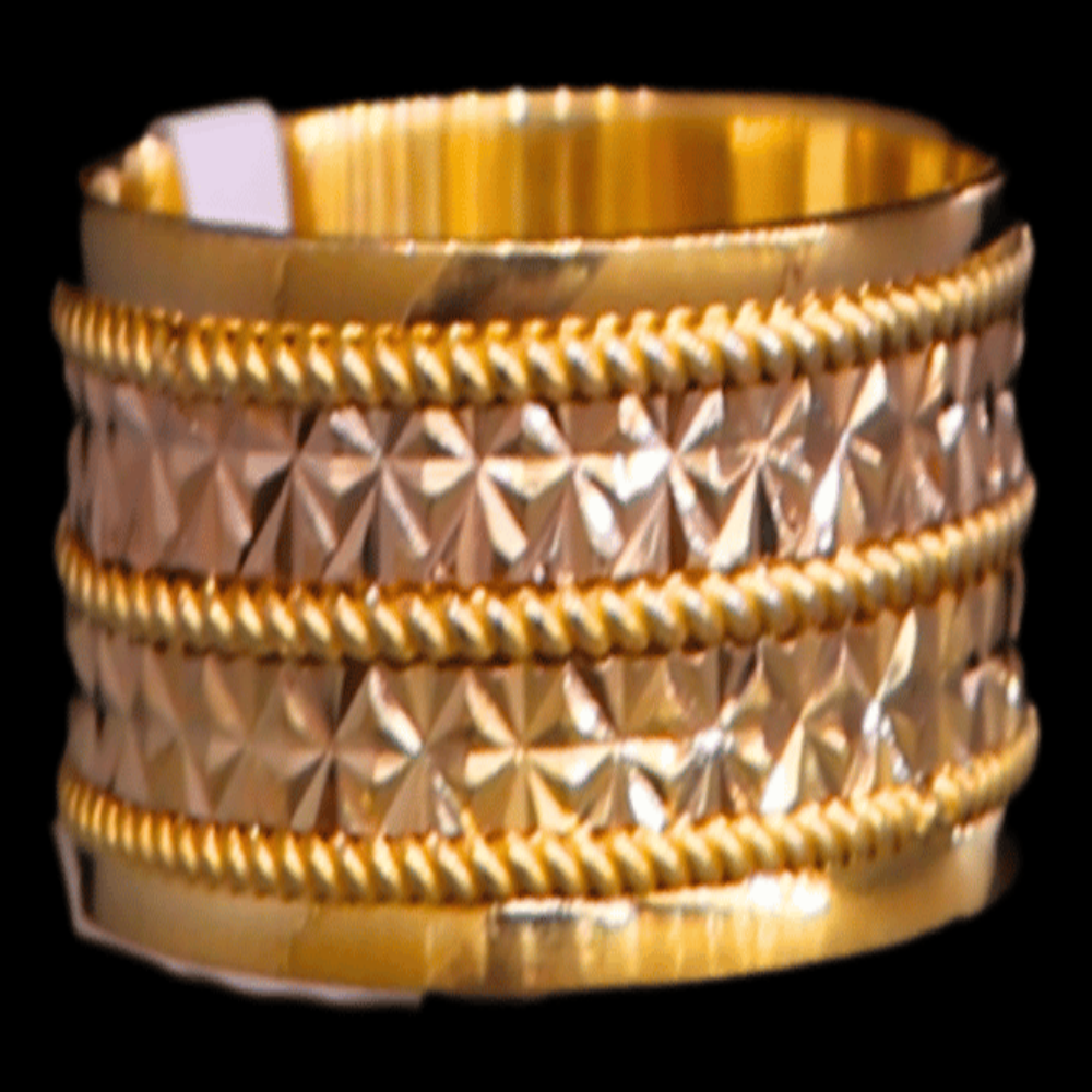 21K Gold Engagement Band Size 8.5 - SW33154